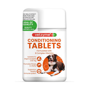Vetzyme Conditioning Tablets for Dogs & Puppies