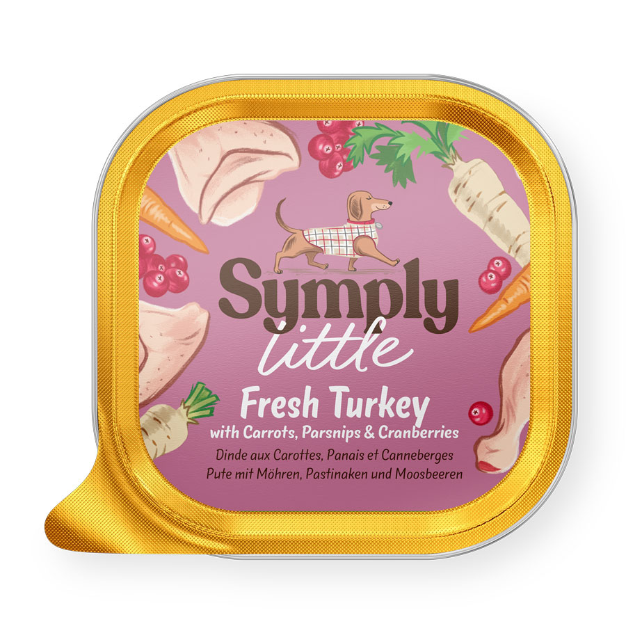 Symply Little Complete Wet Dog Food Fresh Turkey 100g
