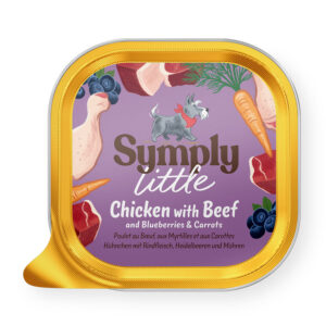 Symply Little Complete Wet Dog Food Chicken & Beef 100g