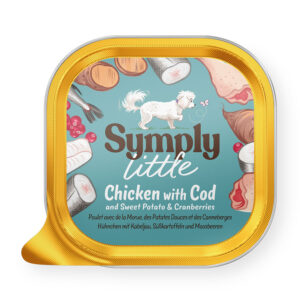Symply Little Complete Wet Dog Food Chicken & Cod 100g