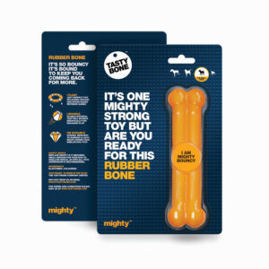 Tasty Bone Mighty Rubber Dog Toy