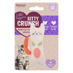 Rosewood Little Nippers Kitty Crunch Kitten Toy