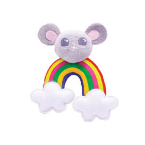 Happy Pet Adventure Mouse Over The Rainbow Cat Toy