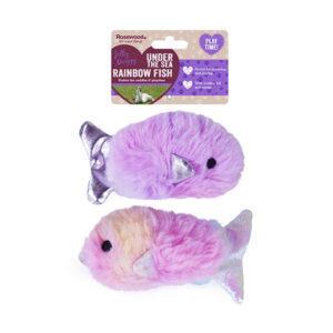 Rosewood Jolly Moggy  Cat Under The Sea Rainbow Fish Cat Toy
