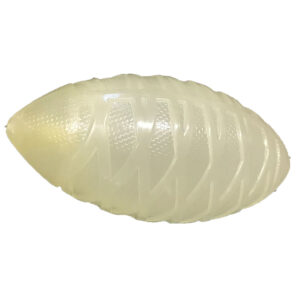 Dog Life Glow Rugby Ball Dog Toy 7" With Squeaker