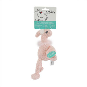 Rosewood Tufflove Dog Toy Flamingo