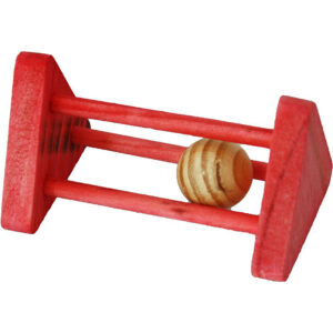 Happy Pet Wooden Rattler Small Animal Toy