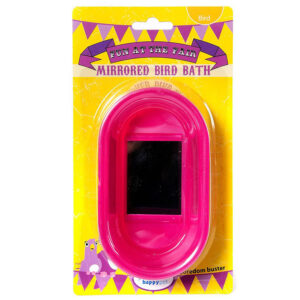 Happy Pet Fun At The Fair Mirror Bath Bird Toy