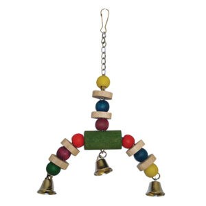 Happy Pet Jingler Wood Bird Toy