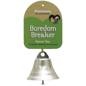 Boredom Breaker Metal Parrot Bell Large Bird Toy