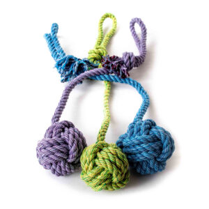 Happy Pet Nuts for Knots Ropeball Dog Toy Assorted Colours