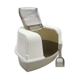 Rosewood Ariel Corner Cat Toilet XL Mocha