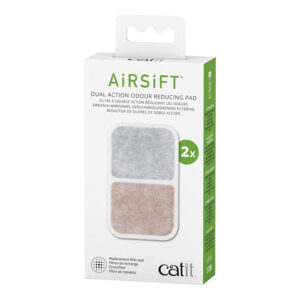 Catit AiRSiFT Dual Action Replacement Filter Pads 2 Pack