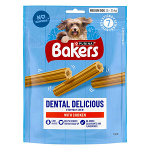 Bakers Dental Delicious Dog Treats Chicken