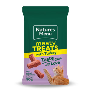Natures Menu Cat Meaty Treats Turkey 50g