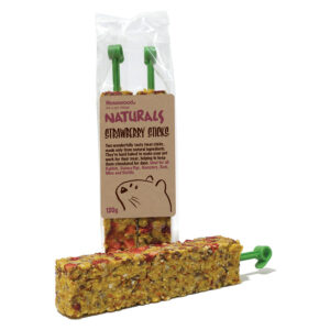 Rosewood Naturals Strawberry Sticks Small Animal Treats 120g