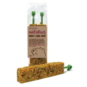 Rosewood Naturals Small Animal Treat Carrot & Fennel Sticks 120g