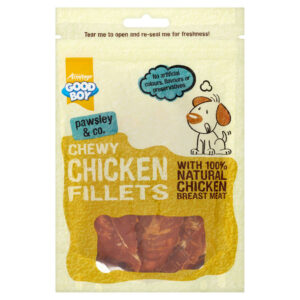 Good Boy Dog Treats Chewy Chicken Fillets 80g