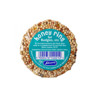 Johnson's Treat2Eat Budgie Honey Ring Treat 25g
