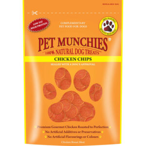 Pet Munchies Dog Treats Chicken Chips 100g