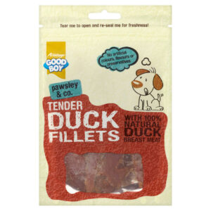 Good Boy Dog Treats Tender Duck Fillets 80g