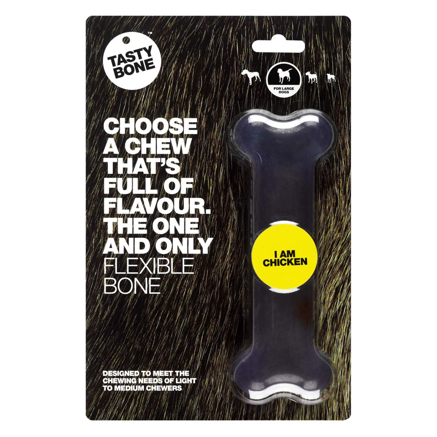 Tasty Bone Dog Toy Flexi Bone Large