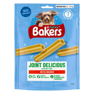 Bakers Joint Delicious Chicken Dog Treats 7 Stick Pack