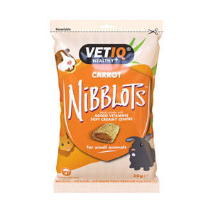 VetIQ Nibblots Carrot Small Animal Treats 30g