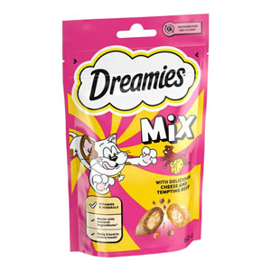 Dreamies Cat Treats Cheese & Beef 60g