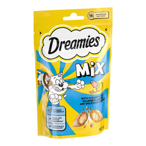 Dreamies Cat Treats Salmon & Cheese 60g