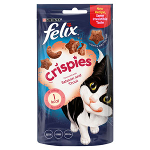 Felix Crispies Cat Treats Salmon & Trout 45g