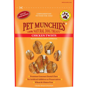 Pet Munchies Dog Treats Chicken Twists