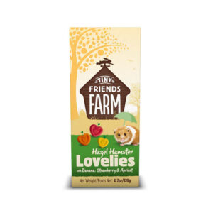 Tiny Friends Farm Hazel Hamster Lovelies Banana/Strawberry & Apricot Treats 120g