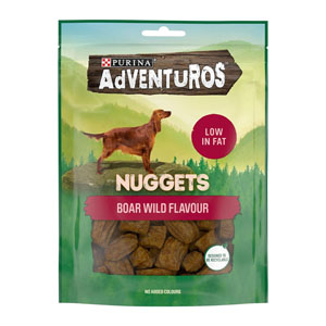 Adventuros Nuggets Wild Boar Flavour Dog Treats 90g