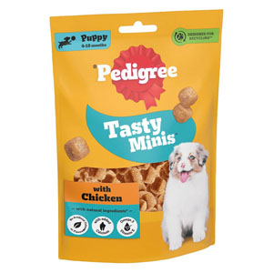 Pedigree Tasty Minis Puppy Treats Chicken 125g