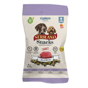 Serrano Snacks Dog Treats Beef 100g
