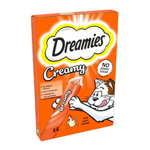 Dreamies Creamy Cat Treats Chicken 40g