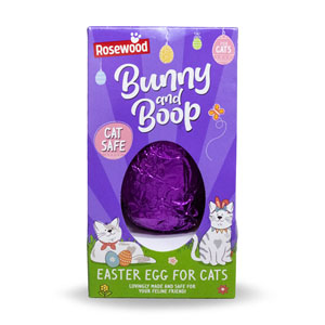 Rosewood Bunny and Boop Easter Egg for Cats 45g