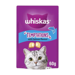 Whiskas Temptations Cat Treats Salmon 60g