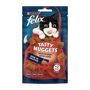 Felix Tasty Nuggets Cat Treats Beef & Lamb  50g