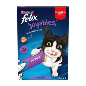 Felix Joyables Liquid Cat Treat Duck  4 x 10g