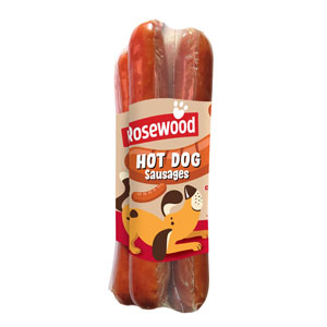 Rosewood Hot Dog Sausages for Dogs 4pk