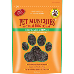Pet Munchies Dog Treats Beef Liver Crunch 90g