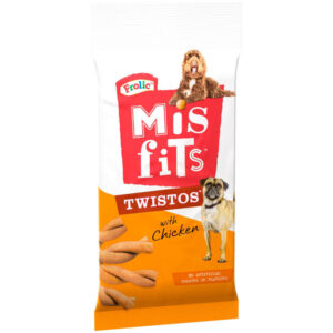 Misfits Dog Treats Twistos Chicken 105g