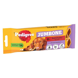 Pedigree Jumbone Dog Treats Beef & Poultry Medium 2pk
