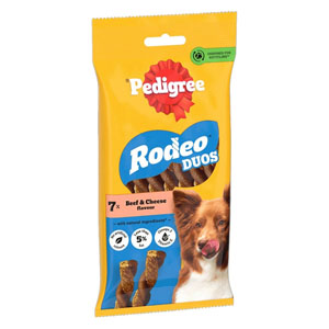 Pedigree Rodeo Duos Dog Treats Beef & Cheese 7pk