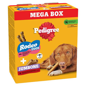Pedigree Dog Treats Rodeo Duos & Jumbone Mega Box 780g
