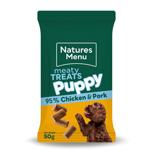 Natures Menu Meaty Puppy Treats Chicken & Pork 50g