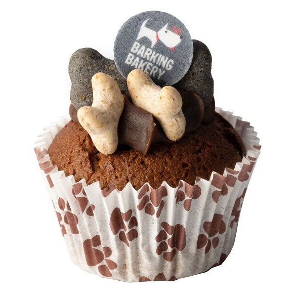Barking Bakery Sponge Cake Dog Treat Carob Frosting
