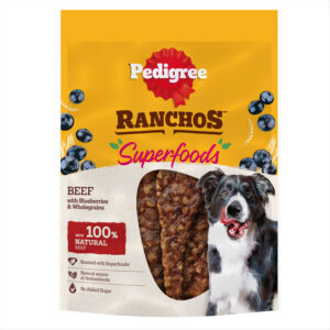 Pedigree Rancho Superfoods Dog Treats Beef, Blueberries & Wholegrains 70g